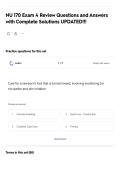 NU 170 Exam 4 Review Questions and Answers with Complete Solutions UPDATED&excl;&excl;&excl;