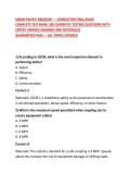 UNION PACIFIC RAILROAD &mdash; CONDUCTOR FINAL EXAM&NewLine;COMPLETE TEST BANK&colon; 200 CURRENTLY TESTING QUESTIONS WITH EXPERT VERIFIED ANSWERS AND RATIONALES&NewLine;GUARANTEED PASS &mdash; ALL TOPICS COVERED&NewLine;