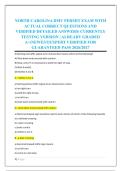 NORTH CAROLINA DMV PERMIT EXAM WITH &NewLine;ACTUAL CORRECT QUESTIONS AND &NewLine;VERIFIED DETAILED ANSWERS&vert; CURRENTLY &NewLine;TESTING VERSION &vert; ALREADY GRADED &NewLine;A&plus;&vert;NEWEST&vert;EXPERT VERIFIED FOR &NewLine;GUARANTEED PASS 2026&sol;2027