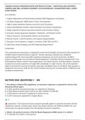 VIRGINIA VEHICLE EMISSIONS INSPECTOR PRACTICE EXAM &ndash; QUESTIONS AND ANSWERS &vert;&NewLine;VERIFIED AND WELL DETAILED ANSWERS &vert; PLUS RATIONALES &vert; GUARANTEED PASS &vert; LATEST&NewLine;EXAM UPDATE