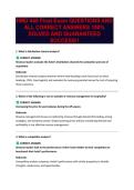 HMD 440 Final Exam QUESTIONS AND ALL CORRECT ANSWERS 100&percnt; SOLVED AND GUARANTEED SUCCESS&excl;&excl;