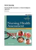 Test Bank &mdash; Nursing Health Assessment&colon; A Clinical Judgment Approach&comma; 4th Edition &lpar;Sharon Jensen&comma; 2022&rpar; &vert; All Chapters 1-30 Covered&NewLine;