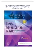 LEWIS'S MEDICAL-SURGICAL NURSING&NewLine;Practice Question Bank &ndash; 12th Edition Aligned&NewLine;Harding &bull; Kwong &bull; Hagler &vert; Comprehensive Adult Health Nursing Study Resource all chapters 1- 62 
