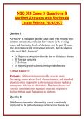 NSG 526 Exams Full Package Bundle 
