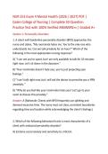 NUR 253 Exam 4 Mental Health&colon; 50 Q&A Study Guide 2026 &NewLine;&NewLine;&NewLine;