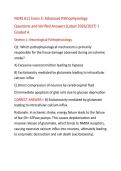 NURS 611 Exam 3 Advanced Pathophysiology&colon; 55 Q&A Study Guide 2026&NewLine;&NewLine;