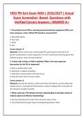 HESI PN Exit Exam NGN &vert; 2026&sol;2027 &vert; Actual Exam Screenshot- Based  Questions with Verified Correct Answers &vert; GRADED A&plus;