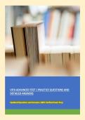 VITA ADVANCED TEST PRACTICE QUESTIONS AND DETAILED ANSWERS