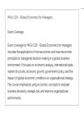 WGU C211 - Global Economics for Managers EXAM LATEST UPDATE THIS YEAR QUESTIONS AN DETAILED ANSWERS&period;pdf&NewLine;&NewLine;