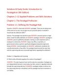 Paralegal Studies Solutions Guide &vert; Chapters 1-12 Q&A 2026-2027&NewLine;&NewLine;