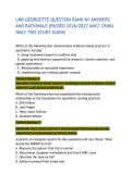 LMR GEORGETTE QUESTION BANK W&sol; ANSWERS AND RATIONALE &lpar;PASSED 2026&sol;2027 ANCC USING ONLY THIS STUDY GUIDE&rpar;