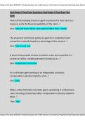 Real Estate U Final Exam Questions 2026&sol;2027 &vert; Real Estate U Final Exam Test Bank & Practice Review