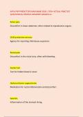 APEA FNP PREDICTOR EXAM BANK 2026 &vert; 350&plus; ACTUAL PRACTICE &NewLine;QUESTIONS & VERIFIED ANSWERS GRADED A&plus;