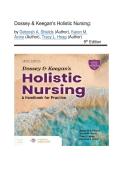 Test Bank - Dossey & Keegan's Holistic Nursing&colon; A Handbook for Practice&comma; 9th Edition &lpar;Helming&comma; 2022&rpar;&comma; Chapter 1-24 Fully  Covered 2026&sol;2027
