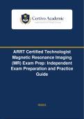 ARRT Certified Technologist Magnetic Resonance Imaging &lpar;MR&rpar; Exam &vert; Study Guide and Practice Review