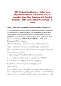  SOS Mechanic Certification &ndash; Brakes Exam Comprehensive Review Actual Exam 2026&sol;2027 Complete Exam-Style Questions with Detailed Rationales &vert; 100&percnt; Verified &vert; Pass Guaranteed &ndash; A&plus; Grade