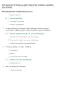 WGU D440 NUTRITION&vert; OA &vert;QUESTIONS WITH VERIFIED ANSWERS &vert; 2026 UPDATE