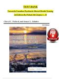Test Bank for Varcarolis' Canadian Psychiatric Mental Health Nursing &lpar;2nd Edition&rpar; by Halter &vert; Complete Study Guide with Verified Questions & Answers&comma; NCLEX-Style Practice Tests&comma; Detailed Rationales&comma; and Comprehensive Exam Preparation&NewLine;&NewLine;