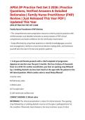 APEA 3P Practice Test Set 2 2026 &vert; Practice Questions&comma; Verified Answers & Detailed Rationales &vert; Family Nurse Practitioner &lpar;FNP&rpar; Review &vert; Just Released This Year PDF &vert; Updated This Year