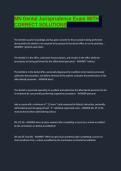 MN Dental Jurisprudence Exam WITH CORRECT SOLUTIONS