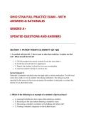 Ohio STNA Exam Questions and Answers 2026&ndash;2027 &vert; State Tested Nurse Aide Practice Test