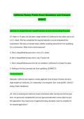  California Notary Public Exam Actual Exam 2026&sol;2027 &ndash; Complete Exam-Style Questions with Detailed Rationales &vert; 100&percnt; Verified &vert; Pass Guaranteed &ndash; A&plus; Graded