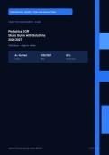 Pediatrics EOR End of Rotation Exam Study Guide Actual Exam 2026&sol;2027 &ndash; 100&percnt; Verified &vert; Detailed Rationales &ndash; Pass Guaranteed &ndash; A&plus; Graded