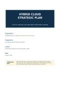 WGU E028 Task 1 Hybrid Cloud Strategic Plan &vert; Nutanix NC2 & Microsoft Azure Architecture&comma; Migration&comma; Security&comma; Governance & KPIs &vert; 2026 Update Complete&period;