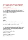 VATI PN Medical Surgical Nursing &vert; 55 Practice Q&A for LPN 2026-2027&NewLine;&NewLine;