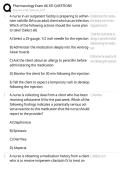 Pharmacology Exam ATI QUESTIONS comprehensive questions and verified answers &lpar;complete solutions&rpar; Exam&vert;GRADE A&plus;&excl;&excl;
