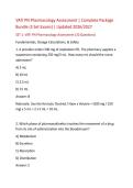 VATI PN Pharmacology Assessment &vert; 60 Practice Q&A for LPN  2026-2027&NewLine;&NewLine;