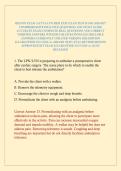 HESI PN EXAM &sol;ACTUAL PN HESI EXIT EXAM TEST BANK 2026&sol;2027 COMPREHENSIVE PRACTICE QUESTIONS AND STUDY GUIDE ACCURATE EXAM COMPLETE REAL QUESTIONS AND CORRECT VERIFIED ANSWERS WITH DETAILED RATIONALES &lpar;RELIABLE ANSWERS&rpar; CURRENTLY UPDATED VERSION 2026 EDITI