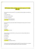 FNP Predictor Study Questions and Correct Answers A&plus; Grade 2026&sol;2027 &vert; Comprehensive Predictor Exam Study Guide