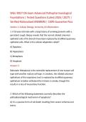 WGU D027 Advanced Pathopharmacology &vert; OA Exam Q&A Study Guide 2026-2027&NewLine;&NewLine;