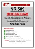 NR 509 Midterm Exam Chamberlain Advanced Physical Assessment &ndash; &lpar;2026&rpar; Actual Questions & Answers &lpar;Guarantee Pass&rpar;