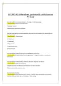 GCU BIO-201 Midterm Exam Questions with Verified Answers A&plus; Grade 2026&sol;2027 &vert; Complete Midterm Study Guide