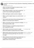 CompTIA A&plus; 220-1201 Core 1 &sol; Score 100&percnt; &sol; 2025 Networking Hardware Security Practice Questions&NewLine;&NewLine;