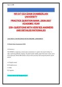 NR 547 CEA Exam Practice Questions &vert; Chamberlain University &vert; 2026-2027 &vert; 265&plus; Q&A with Rationales