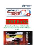 Test Bank for International Business&comma; 3rd Edition By Richard-M-Hodgetts isbn 978-0273673743