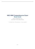 NSG 4800 Comprehensive Exam Study Guide &plus; 160 NCLEX-Style Questions&comma; Correct Answers & Rationales &vert; Galen College of Nursing &vert; Summer 2026