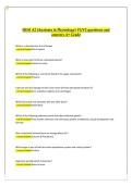 HESI A2 &lpar;Anatomy & Physiology&rpar; V1&sol;V2 questions and &NewLine;answers A&plus; Grade