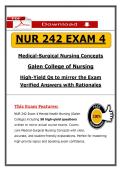 NUR 242 Exam 4 &ndash; Medical-Surgical Nursing Concepts Galen College of Nursing &lpar;2026&sol;2027&rpar; Actual Questions & Answers to Pass the Exam &lpar;100&percnt; Verified&rpar;