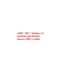 AHIP 2027 Modules 1&ndash;5 Practice Questions & Detailed Answer Review &vert; Certification Study Guide