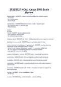 Package deal for NCAL Kaiser EKG NCAL Kaiser EKG Exam Practice Questions And Correct Answers 2026&sol;2027