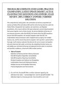 FRE RULE 802 COMPLETE STUDY GUIDE&colon; PRACTICE &NewLine;EXAMINATION &vert; LATEST UPDATE 2026&sol;2027 &vert; ACTUAL &NewLine;EXAM PRACTICE QUESTIONS AND ANSWERS &vert; EXAM &NewLine;REVIEW &vert; 100&percnt; CORRECT ANSWERS &vert; VERIFIED &NewLine;SOLUTIONS