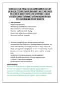 NCLEX-STYLE PRACTICE EXAMINATION&colon; STUDY &NewLine;GUIDE &vert; LATEST UPDATE 2026&sol;2027 &vert; ACTUAL EXAM &NewLine;PRACTICE QUESTIONS AND ANSWERS &vert; EXAM &NewLine;REVIEW &vert; 100&percnt; CORRECT ANSWERS &vert; VERIFIED &NewLine;WELL DETAILED MOST RECENT&period;