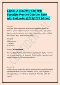 CompTIA Security&plus; SY0-701&colon; Complete Practice Question Bank with Rationales &lpar;2026&sol;2027 Edition&rpar;