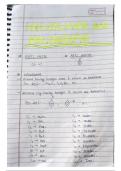 Class notes Science &lpar;pcm&rpar; 