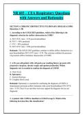 NR 603 &ndash; CEA Respiratory Questions &NewLine;with Answers and Rationales
