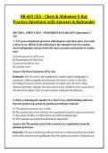 NR 603 CEA &ndash; Chest & Abdomen X-Ray &NewLine;Practice Questions with Answers & Rationales